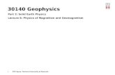 1DTU Space, Technical University of Denmark 30140 Geophysics Part 2: Solid Earth Physics Lecture 8: Physics of Magnetism and Geomagnetism.