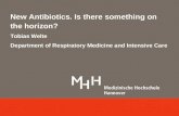 New Antibiotics. Is there something on the horizon? Tobias Welte Department of Respiratory Medicine and Intensive Care.