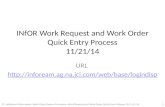 INfOR Work Request and Work Order Quick Entry Process 11/21/14 URL  F3- Additional Information- Work Order.