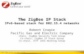©2011 ZigBee Alliance. All rights reserved. 1 The ZigBee IP Stack IPv6-based stack for 802.15.4 networks Robert Cragie Pacific Gas and Electric Company.