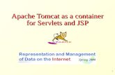 1 Apache Tomcat as a container for Servlets and JSP.
