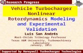 TC shaft motions virtual tool January, 2011 Luis San Andrés Mast-Childs Tribology Professor Texas A&M University, Turbomachinery Laboratory Supported by.