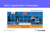 Www.hecogear.com Distributor Training Session – Application Examples Heco Application Examples.