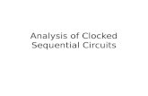 Analysis of Clocked Sequential Circuits. Example of a Sequential Circuit D flip-flops.