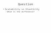 Question Scalability vs Elasticity – What is the difference?