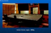 Solid-State-Logic 4000g Mixing Console. Amek Mozart 1 Mixing Console.