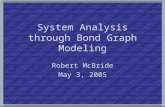 System Analysis through Bond Graph Modeling Robert McBride May 3, 2005.
