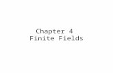 Chapter 4 Finite Fields. Introduction of increasing importance in cryptography –AES, Elliptic Curve, IDEA, Public Key concern operations on “numbers”