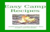 Easy Camp Recipes Justine Pascual, Cynthia Runyon, Jenn Scuderi, and Kait Wildes.