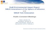 Sacramento Local Agency Formation Commission (LAFCo) Draft Environmental Impact Report SMUD Amendment of the Sphere of Influence and SMUD Yolo Annexation.