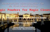 Alternative electrolytes for Nb Electropolishing: Magic Powders for Magic Cleaning M. Brichese, V. Rampazzo, F. Stivanello and V. Palmieri ISTITUTO NAZIONALE.