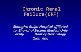 Chronic Renal Failure(CRF) Shanghai Ruijin Hospital affiliated to Shanghai Second Medical University, Dept.of Nephrology Qian Ying.