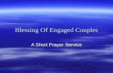 Blessing Of Engaged Couples A Short Prayer Service.