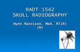 RADT 1542 SKULL RADIOGRAPHY Wynn Harrison, Med, RT(R)(N)
