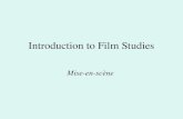 Introduction to Film Studies Mise-en-scène. Perspective Relations Types of camera lenses determined by their focal length – distance between the centre.