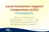 Local Initiatives Support Corporation (LISC) Philadelphia Data & Resident Engagement: A Fair and Balanced Approach to Neighborhood Growth.