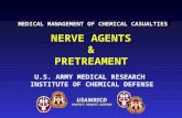 USAMRICD PROTECT, PROJECT, SUSTAIN MEDICAL MANAGEMENT OF CHEMICAL CASUALTIES NERVE AGENTS & PRETREAMENT U.S. ARMY MEDICAL RESEARCH INSTITUTE OF CHEMICAL.