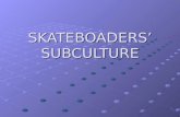 SKATEBOADERS’ SUBCULTURE. CONTENT Subculture-what is it? Skateboarders Skaters’ subculture Liza Selin.