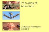Principles of Animation Computer Animation SS2008.
