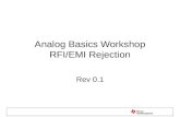 Analog Basics Workshop RFI/EMI Rejection Rev 0.1.