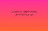 Culture & Intercultural Communication. How does culture affect the way we communicate? Create a brief list of ways in which culture can impact on our.