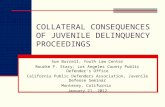 COLLATERAL CONSEQUENCES OF JUVENILE DELINQUENCY PROCEEDINGS Sue Burrell, Youth Law Center Rourke F. Stacy, Los Angeles County Public Defender’s Office.