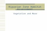 Riparian Zone Habitat Assessment Vegetation and More.