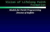 Vision of Lifelong Faith Formation Models for Parish Programming Diocese of Buffalo.