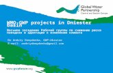 WMO-GWP projects in Dniester basin Восьмое заседание Рабочей группы по снижению риска паводков и адаптации к изменению