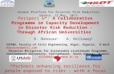Periperi U*: A Collaborative Programme in Capacity Development in Disaster Risk Reduction – Through African Universities Partners enhancing resilience.