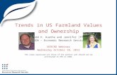 Trends in US Farmland Values and Ownership Todd H. Kuethe and Jennifer Ifft USDA – Economic Research Service NCRCRD Webinar Wednesday October 10, 2012.