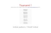 Tsunami ! (Michel Criton 1976, images Christian Boyer  2011) Initial pattern / Motif initial.