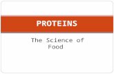 PROTEINS The Science of Food. What are Proteins? Amino Acids Amino Acids Essential amino acids Complimentary proteins Specific chemical properties (charge,
