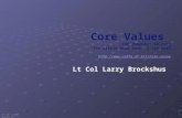 As of: 1200 Hours 15 November 2001 1 Core Values CAP Pamphlet 50-2(E) “The Little Blue Book” 1 Jan 1997  Lt Col Larry.