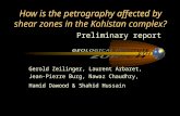 How is the petrography affected by shear zones in the Kohistan complex? Gerold Zeilinger, Laurent Arbaret, Jean-Pierre Burg, Nawaz Chaudhry, Hamid Dawood.