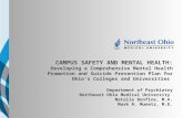 NEOMED TEMPLATE CAMPUS SAFETY AND MENTAL HEALTH: Developing a Comprehensive Mental Health Promotion and Suicide Prevention Plan for Ohio’s Colleges and.