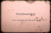 Storyboarding Film &Video Production 12. Storyboard Important aspect of pre-production stage Sequence of drawings representing how each key frame will.