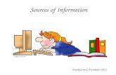 Sources of Information Created by C. Trembath 2011.