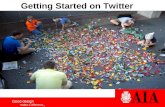 Getting Started on Twitter. What is Twitter? A social networking site that started by letting people answer the question, “What are you doing?” Microblogging.