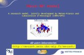 Meso-NH model 40 users laboratories A research model, jointly developped by Meteo-France and Laboratoire d’Aérologie (CNRS/UPS)