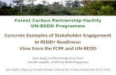Forest Carbon Partnership Facility UN-REDD Programme Concrete Examples of Stakeholder Engagement in REDD+ Readiness: View from the FCPF and UN-REDD Kenn.