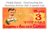 Pedal Depot: Overhauling the Sturmey Archer AW 3 speed hub.
