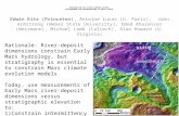 Resolving the era of wet climates on Mars: Stratigraphy and paleohydrology of Aeolis Dorsa Edwin Kite (Princeton), Antoine Lucas (U. Paris), John Armstrong.