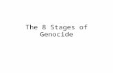 The 8 Stages of Genocide. Stage 1. Classification Cultures have categories that distinguish “us and them” by – Ethnicity – Race – Religion Ex. German.