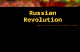 Russian Revolution. Opening Focus Assignments 1/9 “Faults of WWI Peace Treaty” 1/10 “WWI and changing values” 1/11 “Views of the War” 1/14 “Lost Generation”