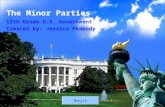 The Minor Parties 12th Grade U.S. Government Created by: Jessica Peabody Begin.