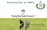Presentation on BGREI NABARD Bihar Regional Office 17 May 2013.