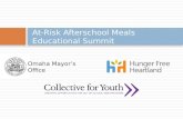 At-Risk Afterschool Meals Educational Summit Omaha Mayor’s Office.