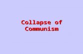 Collapse of Communism What two factors caused the Soviet Union’s collapse? Internal problemsInternal problems External pressuresExternal pressures.