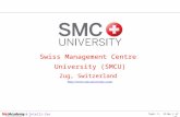 Topic 1: Slide 1 of 36 & Intelli-Zen Resources Higher Education Programs Preview Swiss Management Centre University (SMCU) Zug, Switzerland